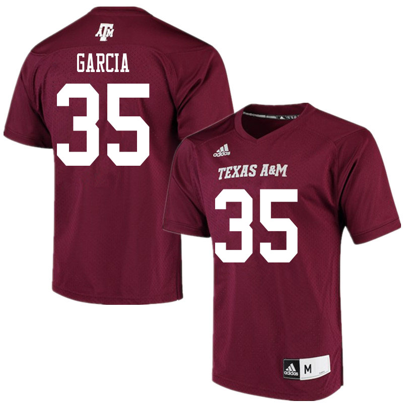 Men #35 Cade Garcia Texas A&M Aggies College Football Jerseys Sale-Alternate